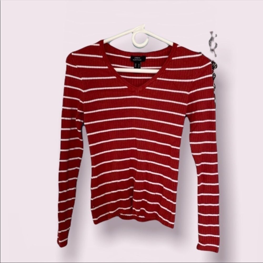 URBAN HERITAGE | Striped Long Sleeve Shirt